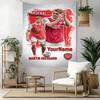 Arsenal Custom Your Name Wall Decor Tapestry Art For Pet Memorial Birthdaywedding Party Backdrop Family Gift