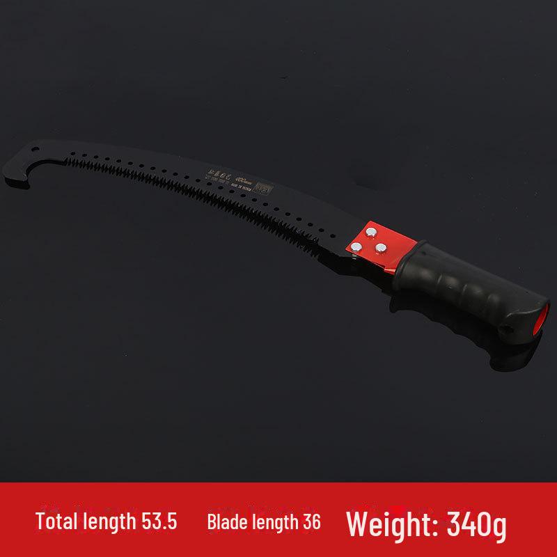 Curved Garden Hook Saw - Single/Double Pruning Tool for Fruit Trees and Woodworking.