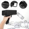 Electric Money Shooter Toy Battery Powered Handheld Fake Cash Scatter Make Money Rain Toy Weddings Party Club Events Automatic Money Thrower Toy
