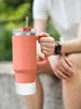 Silicone Cup Sleeve, Anti-slip and Heat-insulating Cup Sleeve, Universal Silicone Cup Bottom Pad