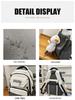 Lulu Japanese Casual Backpack Set: Large Capacity Schoolbag for College, Junior High Students, and Men & Women's Portable Use.