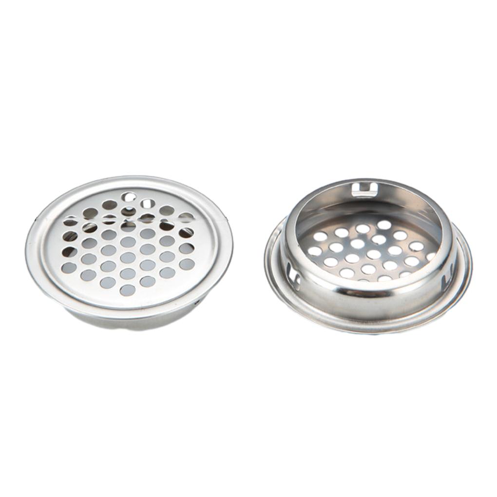 

20pack/lot Round Ventilation Grilles Vent Mesh Stainless Steel Construction Stainless Steel Vent