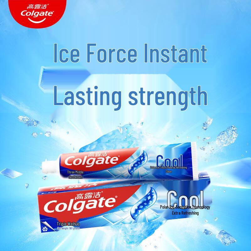 Colgate Ice Fresh Mint Toothpaste Twin Pack