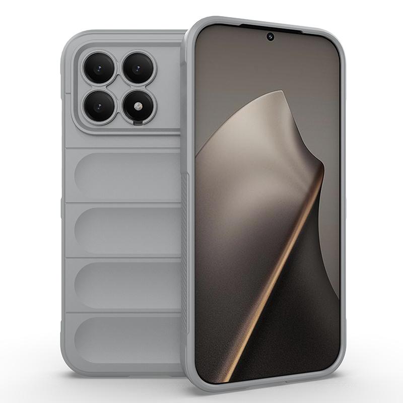 KEYSION Shockproof Matte Phone Case for Xiaomi POCO F8 Ultra F8 Pro Anti-skid Soft Silicone Phone Back Cover for POCO F8 Pro