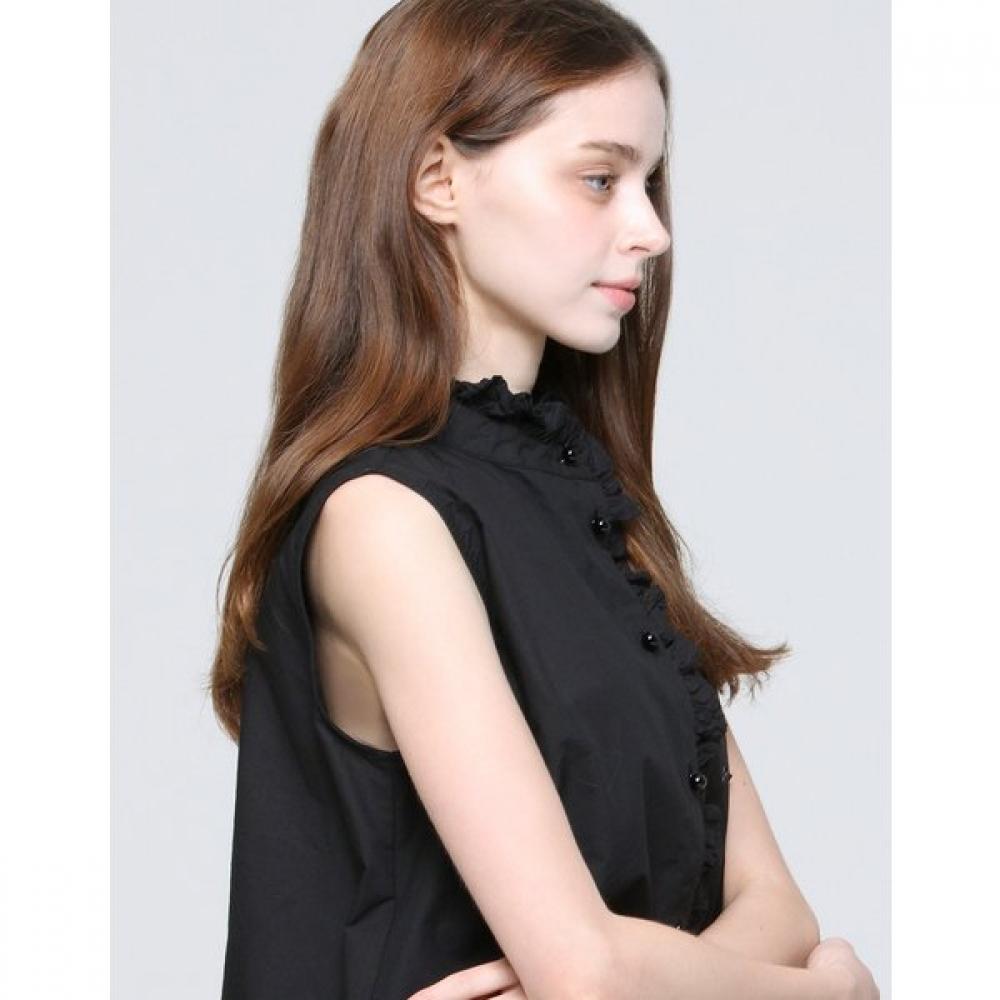 Son Jung Wan Frill Sleeveless Blouse Zdh6262101