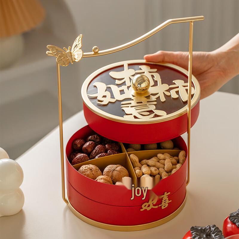 Festive Chinese Style Multi-Layer Fruit Tray