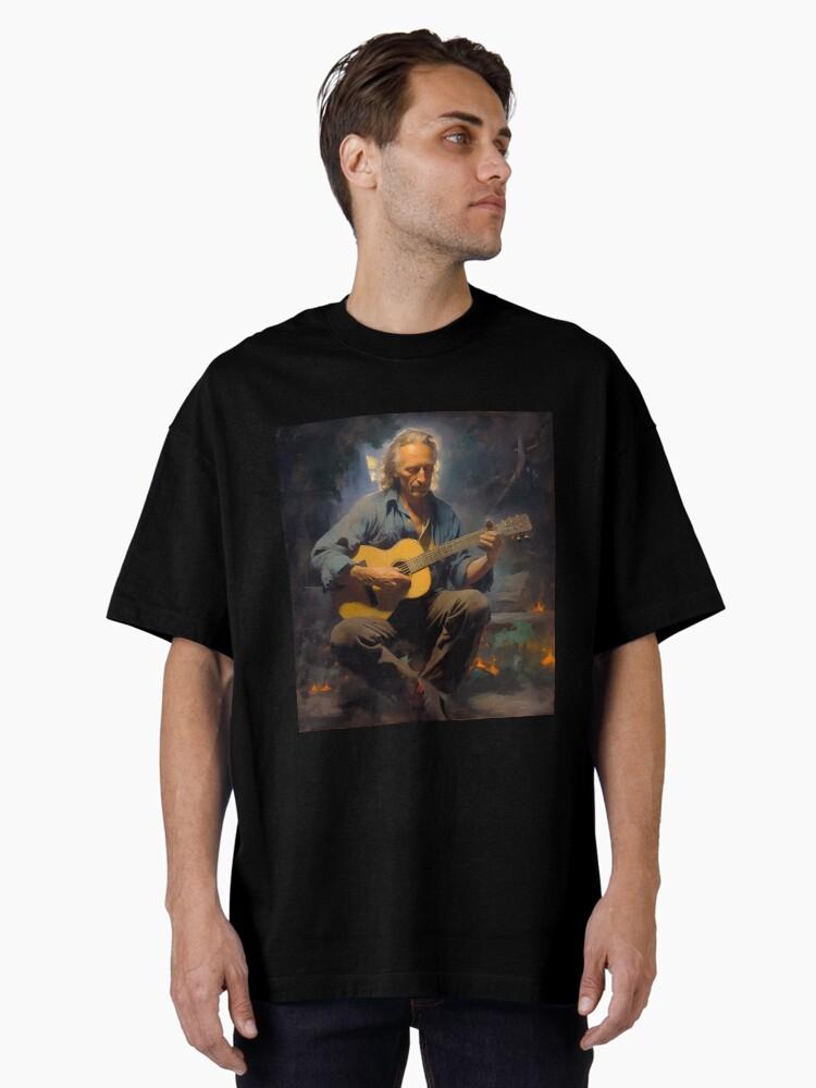 Gordon Lightfoot Echoes of the Canadian Troubadour Oversized T-Shirt