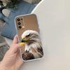 MY15 Hawk Eagle Soft Shell Transparent Phone Case for Motorola Moto G7 G8 G9 G84 G85 G73 G24 G15 Z2 Play Power Plus