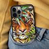 Luxury Tiger Leopard Soft Phone Case for iPhone 17 Air 16e Pro max 15 Pro 13 14 Plus 11 12 MagSafe Magnetic Coque