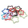 10Pcs Multicolor Pentagram Star Carabiner Buckle Aluminum Alloy Carabiner Hook Clips DIY Accessories for Keychain Buckle for Camping Hiking
