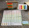Wooden Abacus Educational Toy - Ten-Row Soroban for First and Second Grade Math