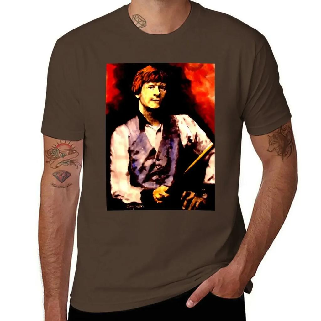 Alex Higgins Snooker Art Northern Irish Tshirt Quick Drying Plain Unisexs Tshirt
