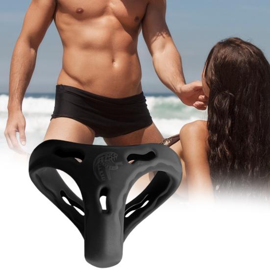 Penis Ring Ergonomic High Elasticity Non-vibration Reusable Easy To Use Enhance Sex Pleasure Soft Silicone Cock/Penis Ring Male Supply