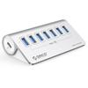 ORICO M3U7-G2 7-Port USB 3.2 Gen 2 Hub 10Gbps High-Speed Aluminum Alloy Shell with 1m Cable for Laptop PC