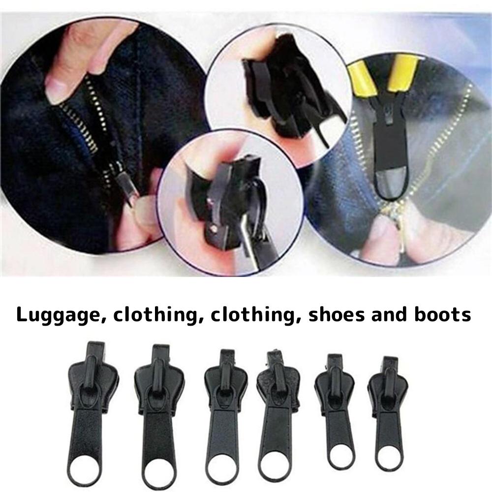 Reversible Zipper Double Sided Zip Head Puller Fixer Jacket Sliders Repair Replacement Tools