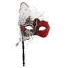 Lightweight Metal Butterfly Mask Handheld Cosplay Face Covering Roleplaying For Easy Costume Changes During Performances