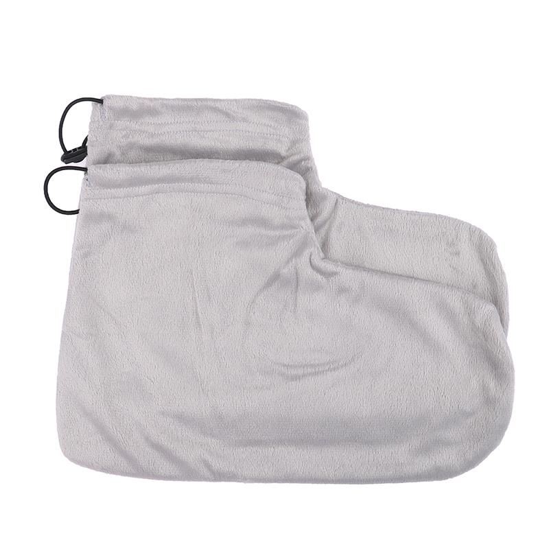 

1 пара Парафиновые согревающие перчатки-спа для ног Защита Педикюр Маникюр серый