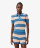 LACOSTE Women'S Summer Striped Short Sleeve Polo Sweater Af9847-56G 4Ip