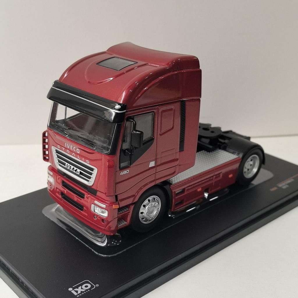 Diecast IXO 1/43 Scale IVECO Stralis 2012 Trailer Truck K4U8 Alloy Car Model