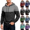 Herren Casual Hoodie mit Tasche Kordelzug Lockerer Schnitt Bedrucktes Sweatshirt