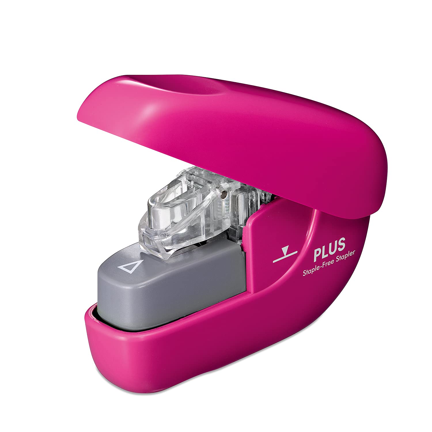 Plus Paper Clinch Stapleless Pink Stapler, SL-106NB 31-125 розовый