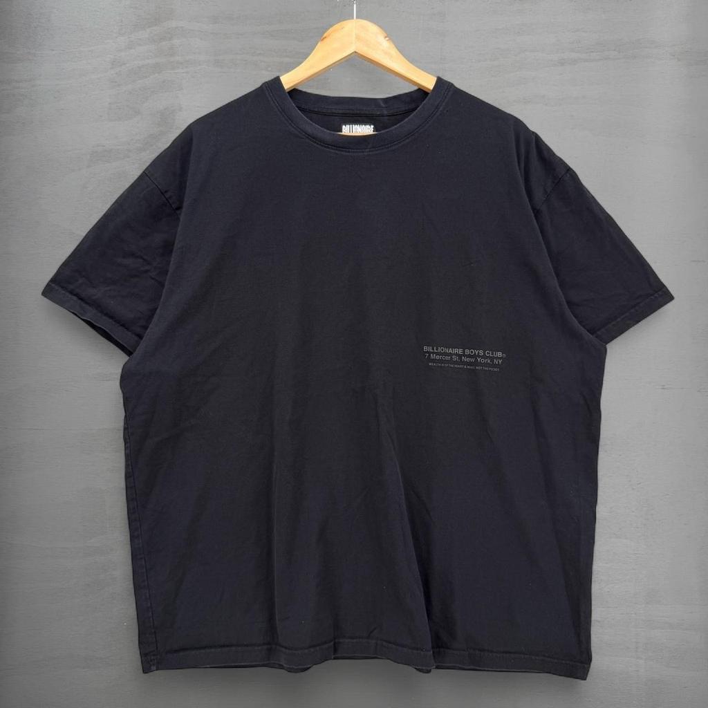 Billionaire Boys Hearts Mind Club T-Shirt Black Mercer St NYC Graphic XXL Unisex T-Shirt