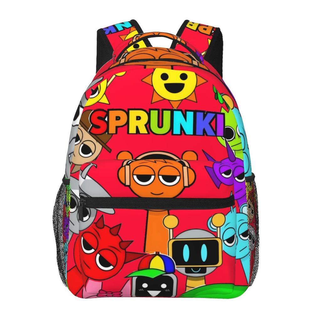 Rhythmus Box Vollständig Bedruckter Schulranzen Kinderrucksack Große Kapazität Verschleißfest Leicht Anti-Spritz-Rucksack