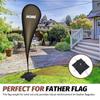 Flag Sand Bag 3 Pieces Flagpole Accessories Flag Pole Weight Bags For Business Owners Garden Event School Golf Courses