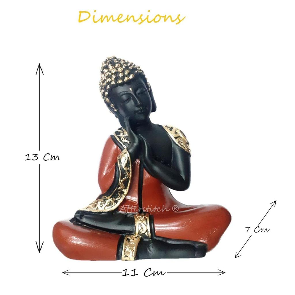 Gautama Buddha-statyer för vardagsrum Heminredning Buddha-idoler Prydnadsfigur för trädgårdsfontän