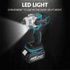 388VF 4 Gear Brushless Cordless Electric Impact Wrench Screwdriver 800N.m 1/2 Inches Wrench Power Tools for 18V Battery