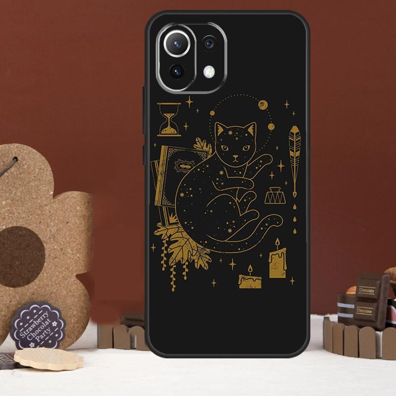Witch Cat Case For Xiaomi 15 14 Ultra 13T 14T 15T 17 Pro Max POCO X7 Pro X5 X6 F5 F6 F7 F8 Ultra Cover
