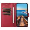 DF-06 For Samsung Galaxy S25 Ultra Phone Case Line Imprint Leather Wallet Cover