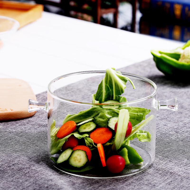 Ningzhao Double Handle Heat-Resistant Glass Stew Pot