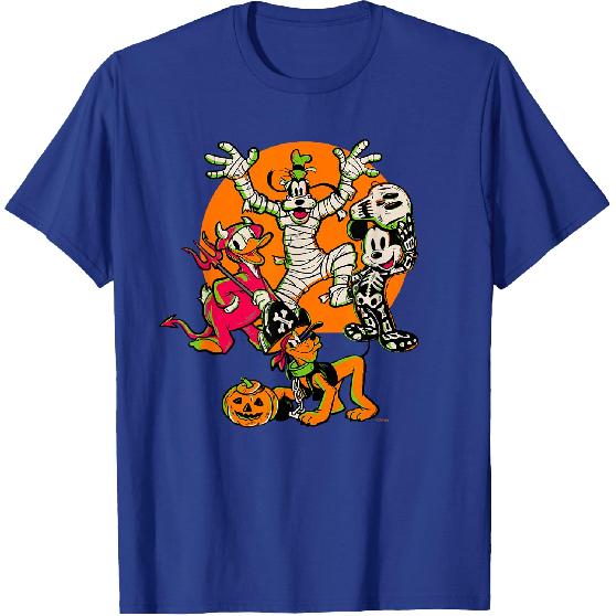 Disney 100 Mickey Donald Goofy & Pluto Halloween Costumes T-Shirt