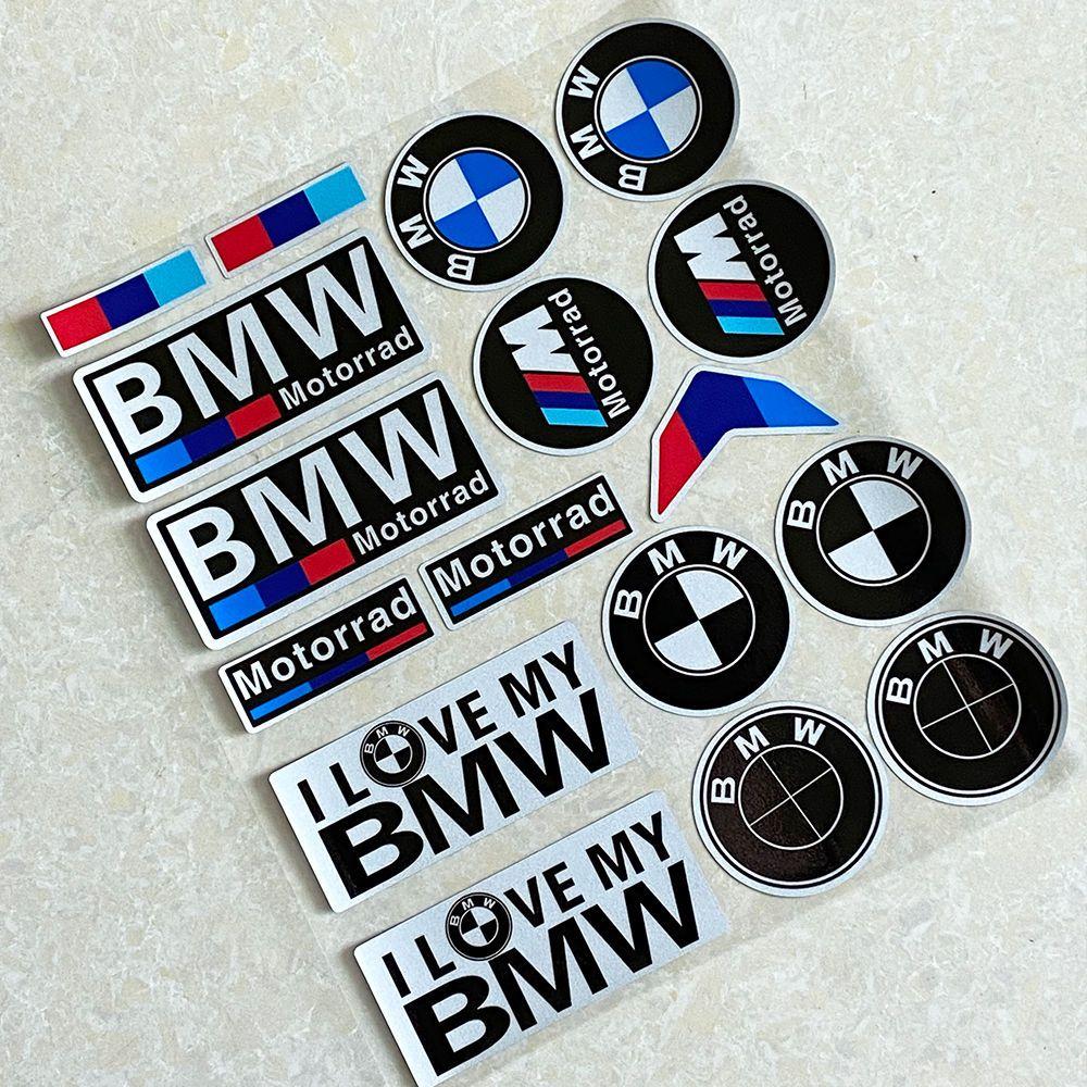 Motorcycle Car Trunk Reflective Decorative Stickers For BMW M Power Performance E28 E30 E34 E36 E46 E60 E90 F84 F87 X1 X3 X5 X6 MPSGW1