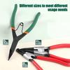 SPEEDWOX Axle Lock Ring Snap Ring Circlip Straight Lock Specialized Total Length Precision Professional Tool Pliers, Retainer, Pliers, Pliers, Tip,