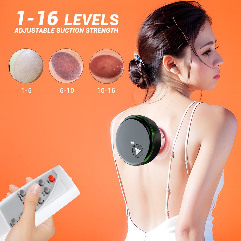 Electric Cupping Massage Machine Gua Sha Vacuum Suction Cups Anti Cellulite Negative Pressure Body Scraping Cupping Massager