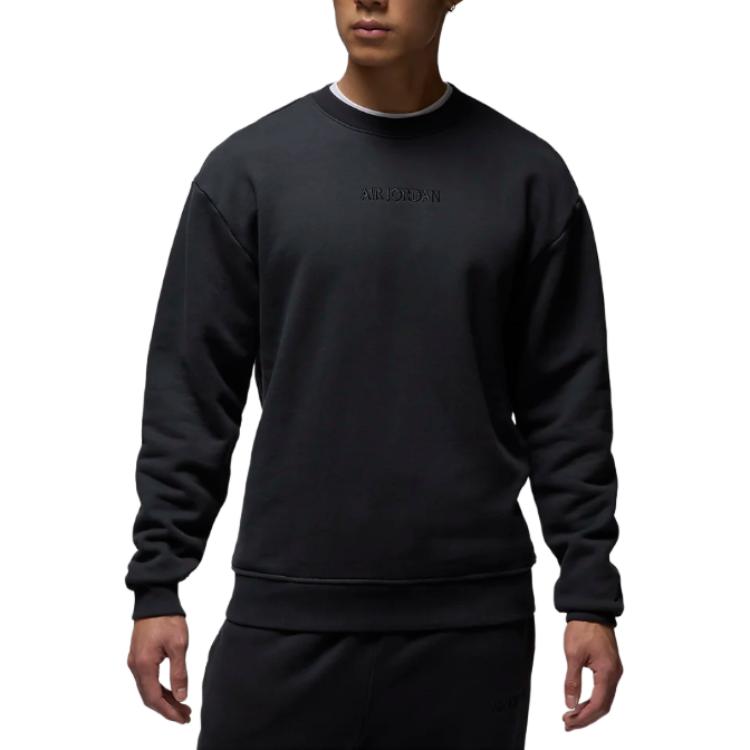 Men's Sweatshirt Jordan Wordmark Sweatshirt Men's Black