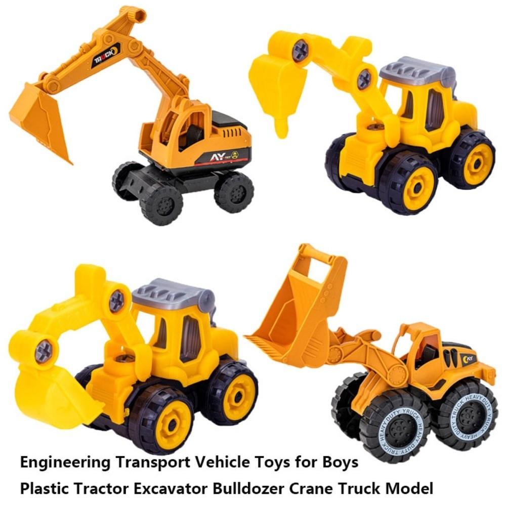 Drop Resistant Engineering Transport Vehicle Toys Plastic Simulation Diecast for Boys
