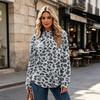 Women's Retro Polka Dot Top, Stylish Casual and Versatile Print for Everyday Wear