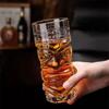 1 Large Crystal Glass Bar Tiki Cup European Style Hawaiian Cocktail Ghost Face Beer Cup