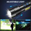 LED Rechargeable Flashlights 990000 High Lumens, Super Bright Flashlight High Power Flash Light with 7 Modes, 15H Running Time, IPX7 Waterproof