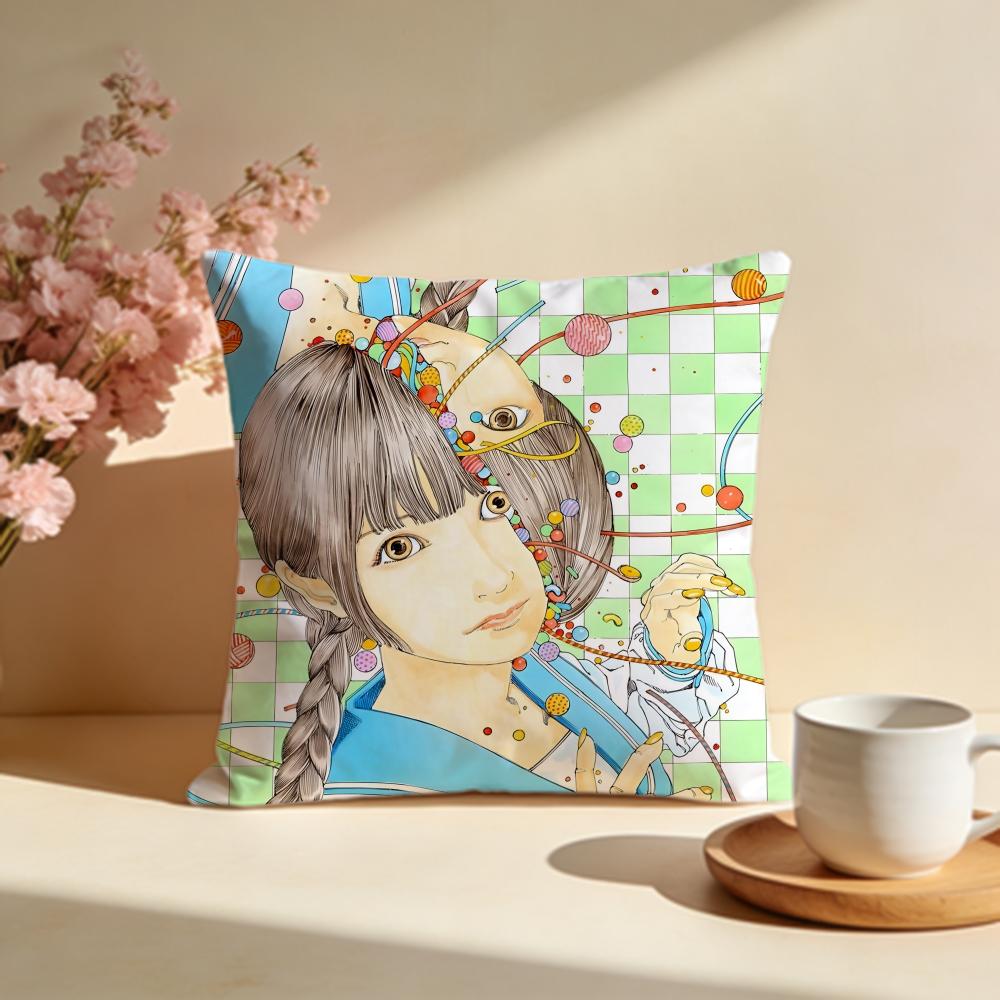 Popular SShintaro Kagoing Cushion Cover Stylish Washable Pillow Cover Ideal for Couch Bedroom Car Decoration