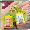 Unique Sunflower Keychain Pvc Dropping Glue Doll Bag Hanging Decoration Wholesale