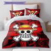 Cartoon Pattern Bedding Quilt Set Quilt Cover Pillowcase Home Decoration Birthday Gift (1 * Duvet Cover + 2 * Pillowcase, Without Core)