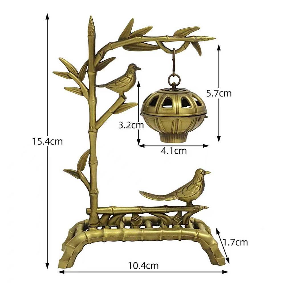 Beautiful Meaning Incense Holder Chinese Style Incense Burning Stove Gift for Guests