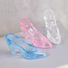 6 Stück Transparente Plastik Prinzessin Kristallschuhe Süßigkeitenbox High Heels Desktop Ornamente Babyparty Hochzeit Geburtstagsfeier Deko