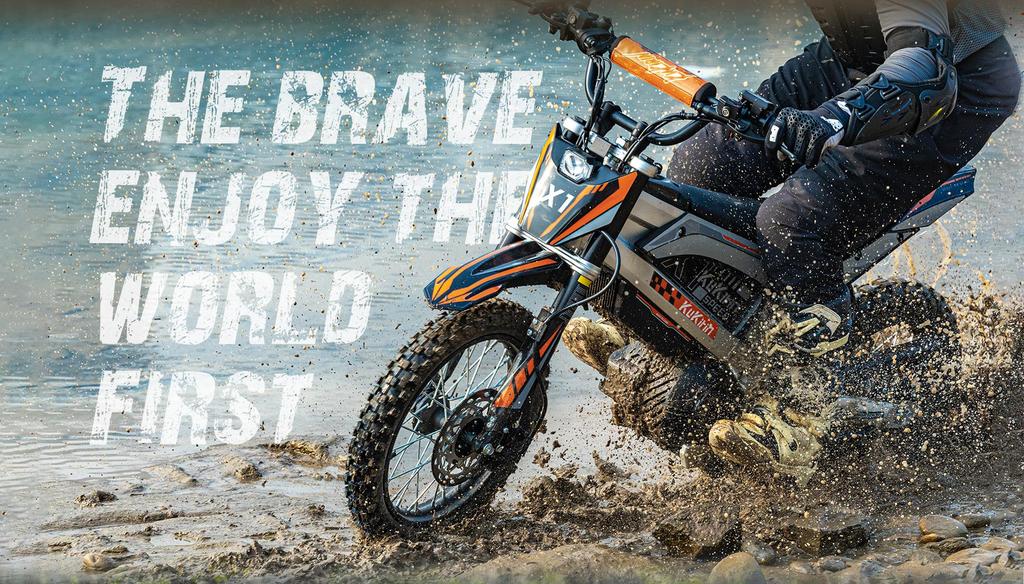 Elektrisches Offroad-Motorrad KuKirin X1, 1000W Motor, 48V 20,8Ah Akku, Höchstgeschwindigkeit 50 km/h, Reichweite 40 km