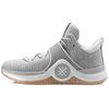 Li Ning WOW 6 Clean Letters Low Top Basketball Shoes Mens Gray White ABAM089-75