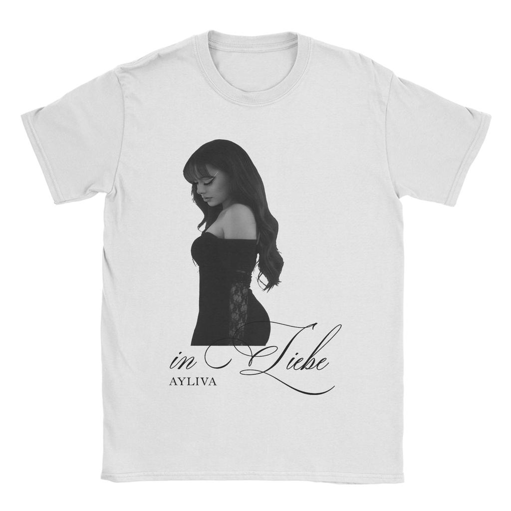 Streetwear Vintage Die Ayliva Tour 2025 T-Shirt Men's 100%Cotton Short Sleeve  Round Neck Summer Tops